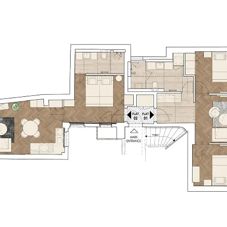 Apartment Soukenicka Old Town Prag